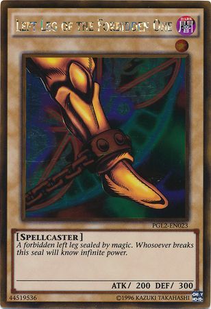Left Leg of the Forbidden One PGL2 EN023 Gold Rare Unlimited Premium Gold Return of the Bling Unlimited Singles Left Leg of the Forbidden One PGL2 EN023 Gold Rare Unlimited Premium Gold Return of the Bling Unlimited Singles