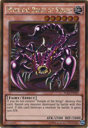 Mystical Beast of Serket PGL2 EN032 Gold Rare Unlimited Premium Gold Return of the Bling Unlimited Singles Mystical Beast of Serket PGL2 EN032 Gold Rare Unlimited Premium Gold Return of the Bling Unlimited Singles