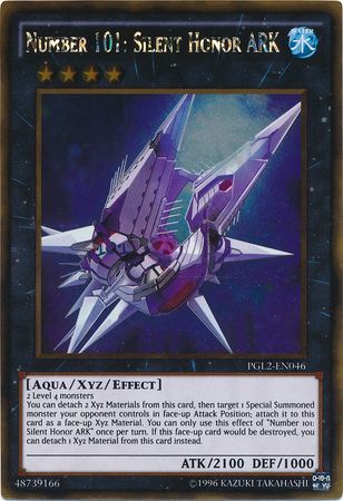 Number 101 Silent Honor ARK PGL2 EN046 Gold Rare Unlimited Number 101 Silent Honor ARK PGL2 EN046 Gold Rare Unlimited