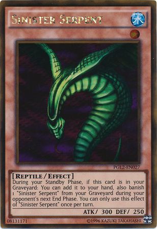 Sinister Serpent PGL2 EN027 Gold Rare Unlimited Premium Gold Return of the Bling Unlimited Singles Sinister Serpent PGL2 EN027 Gold Rare Unlimited Premium Gold Return of the Bling Unlimited Singles