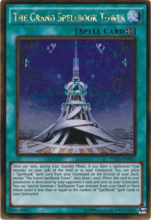 The Grand Spellbook Tower PGL2 EN057 Gold Rare Unlimited Premium Gold Return of the Bling Unlimited Singles The Grand Spellbook Tower PGL2 EN057 Gold Rare Unlimited Premium Gold Return of the Bling Unlimited Singles