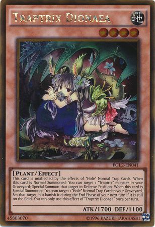 Traptrix Dionaea PGL2 EN041 Gold Rare Unlimited Premium Gold Return of the Bling Unlimited Singles Traptrix Dionaea PGL2 EN041 Gold Rare Unlimited Premium Gold Return of the Bling Unlimited Singles