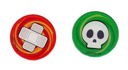 Status Markers Pack Of 2 Official Pokemon TGC Acrylic Poison & Burn Counters