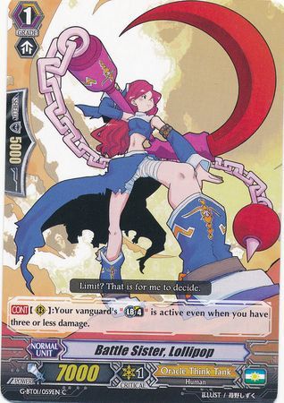 Battle Sister Lollipop G BT01 059EN Common C Battle Sister Lollipop G BT01 059EN Common C