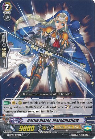 Battle Sister Marshmallow G BT01 056EN Common C Battle Sister Marshmallow G BT01 056EN Common C