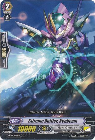 Extreme Battler Kenbeam G BT01 081EN Common C G Booster Set 1 Generation Stride Singles Extreme Battler Kenbeam G BT01 081EN Common C G Booster Set 1 Generation Stride Singles