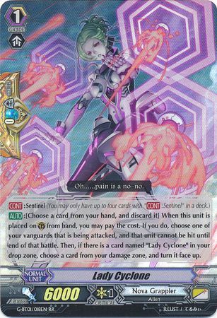 Lady Cyclone G BT01 018EN Double Rare RR G Booster Set 1 Generation Stride Singles Lady Cyclone G BT01 018EN Double Rare RR G Booster Set 1 Generation Stride Singles