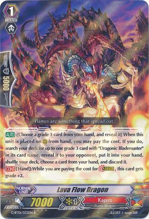 Lava Flow Dragon G BT01 032EN Rare R G Booster Set 1 Generation Stride Singles Lava Flow Dragon G BT01 032EN Rare R G Booster Set 1 Generation Stride Singles