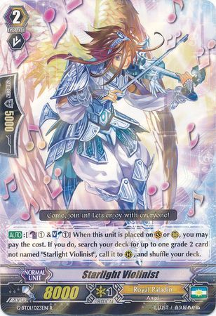 Starlight Violinist G BT01 023EN Rare R Starlight Violinist G BT01 023EN Rare R