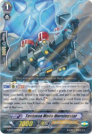 Tankman Mode Morningstar G BT01 027EN Rare R G Booster Set 1 Generation Stride Singles Tankman Mode Morningstar G BT01 027EN Rare R G Booster Set 1 Generation Stride Singles