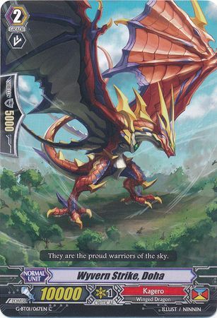 Wyvern Strike Doha G BT01 067EN Common C Wyvern Strike Doha G BT01 067EN Common C