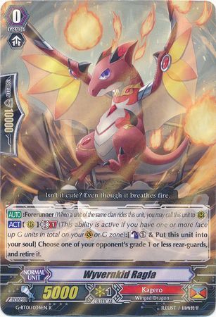 Wyvernkid Ragra G BT01 034EN Rare R G Booster Set 1 Generation Stride Singles Wyvernkid Ragra G BT01 034EN Rare R G Booster Set 1 Generation Stride Singles
