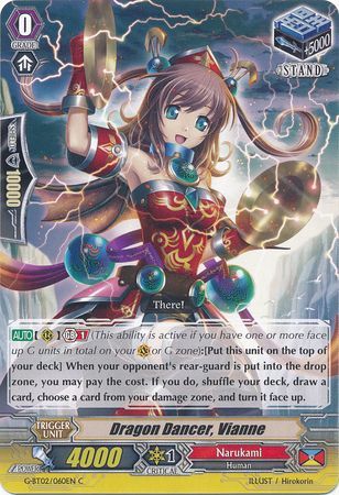 Dragon Dancer Vianne G BT02 060EN Common C Dragon Dancer Vianne G BT02 060EN Common C