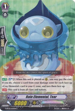 Rain Elemental Tear G BT02 103EN Common C Rain Elemental Tear G BT02 103EN Common C