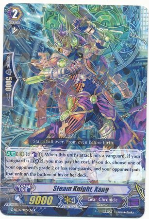 Steam Knight Xang G BT02 027EN Rare R Steam Knight Xang G BT02 027EN Rare R