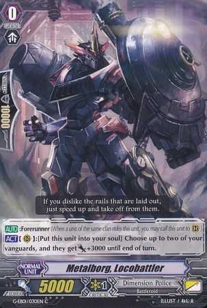 Metalborg Locobattler G EB01 030EN Common C G Extra Booster Vol 01 Cosmic Roar Singles Metalborg Locobattler G EB01 030EN Common C G Extra Booster Vol 01 Cosmic Roar Singles