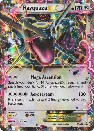 Mavin  Pokemon Ultra Rare Card - Rayquaza EX [Shiny] - XY69 - Lot 2179