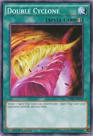 Double Cyclone SDSE EN033 Common 1st Edition Structure Deck Synchron Extreme 1st Edition Singles Double Cyclone SDSE EN033 Common 1st Edition Structure Deck Synchron Extreme 1st Edition Singles