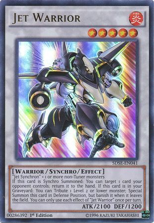 Jet Warrior SDSE EN041 Ultra Rare 1st Edition Jet Warrior SDSE EN041 Ultra Rare 1st Edition