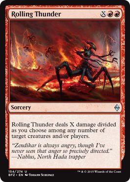 Rolling Thunder 154 274 Battle for Zendikar Singles Rolling Thunder 154 274 Battle for Zendikar Singles