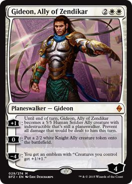 Gideon Ally of Zendikar 029 274 Gideon Ally of Zendikar 029 274