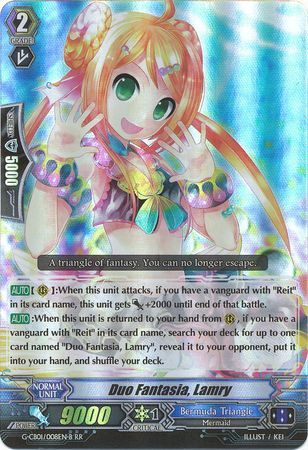 Duo Fantasia Lamry G CB01 008EN B Double Rare RR Duo Fantasia Lamry G CB01 008EN B Double Rare RR