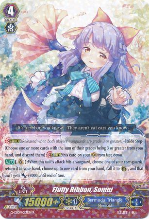 Fluffy Ribbon Somni G CB01 013EN Prism Rare R Fluffy Ribbon Somni G CB01 013EN Prism Rare R