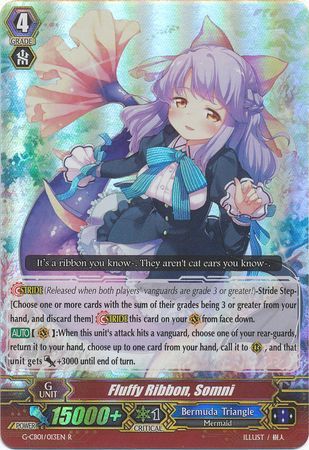 Fluffy Ribbon Somni G CB01 013EN Rare R G Clan Booster 1 Academy of Divas Singles Fluffy Ribbon Somni G CB01 013EN Rare R G Clan Booster 1 Academy of Divas Singles