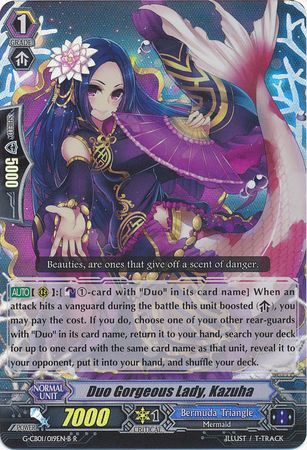 Duo Gorgeous Lady Kazuha G CB01 019EN B Prism Rare R Duo Gorgeous Lady Kazuha G CB01 019EN B Prism Rare R
