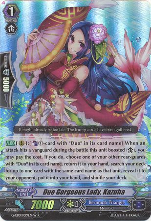 Duo Gorgeous Lady Kazuha G CB01 019EN W Rare R G Clan Booster 1 Academy of Divas Singles Duo Gorgeous Lady Kazuha G CB01 019EN W Rare R G Clan Booster 1 Academy of Divas Singles