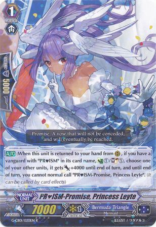 PRISM Promise Princess Leyte G CB01 020EN Prism Rare R PRISM Promise Princess Leyte G CB01 020EN Prism Rare R