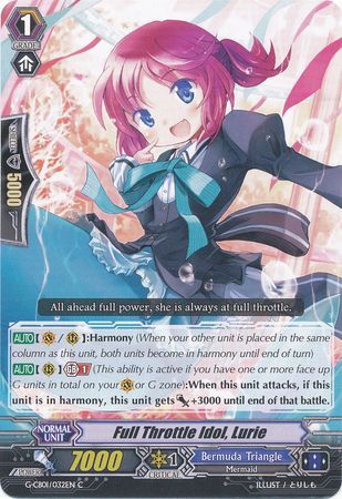Full Throttle Idol Lurrie G CB01 032EN Common C Full Throttle Idol Lurrie G CB01 032EN Common C