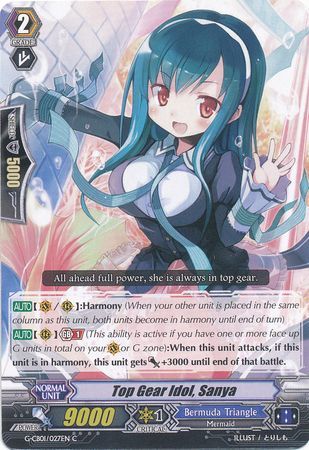 Top Gear Idol Sanya G CB01 027EN Common C Top Gear Idol Sanya G CB01 027EN Common C