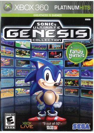 Sonic s Ultimate Genesis Collection Platinum Hits Xbox 360 Xbox 360 Sonic s Ultimate Genesis Collection Platinum Hits Xbox 360 Xbox 360