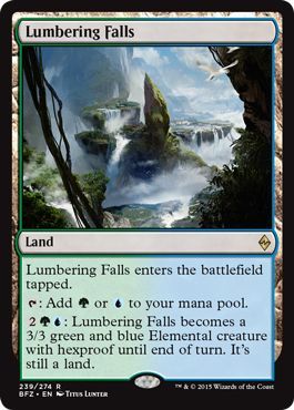 Lumbering Falls 239 274 Battle for Zendikar Singles Lumbering Falls 239 274 Battle for Zendikar Singles