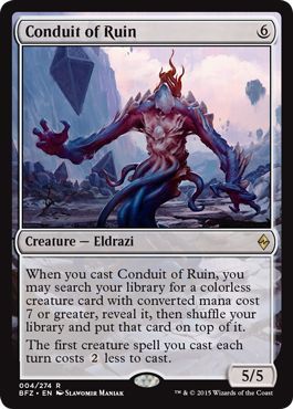 Conduit of Ruin 004 274 Battle for Zendikar Singles Conduit of Ruin 004 274 Battle for Zendikar Singles