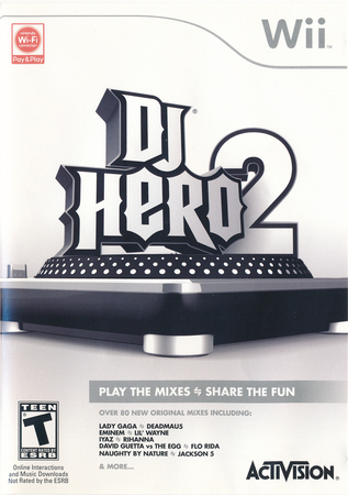 DJ Hero 2 Wii Nintendo Wii DJ Hero 2 Wii Nintendo Wii