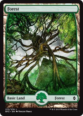 Forest Full Art 273 274 Battle for Zendikar Singles Forest Full Art 273 274 Battle for Zendikar Singles