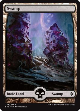 Swamp Full Art 263 274 Battle for Zendikar Singles Swamp Full Art 263 274 Battle for Zendikar Singles
