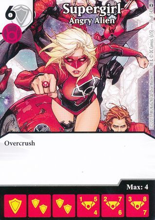 Supergirl Angry Alien Common DC Dice Masters War of Light Singles Supergirl Angry Alien Common DC Dice Masters War of Light Singles