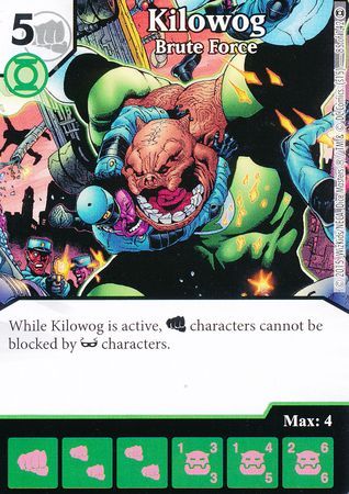 Kilowog Brute Force Uncommon DC Dice Masters War of Light Singles Kilowog Brute Force Uncommon DC Dice Masters War of Light Singles