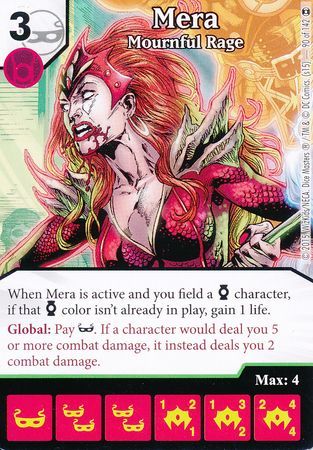 Mera Mournful Rage Uncommon DC Dice Masters War of Light Singles Mera Mournful Rage Uncommon DC Dice Masters War of Light Singles