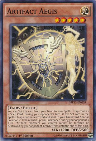 Artifact Aegis MP15 EN009 Common 1st Edition Artifact Aegis MP15 EN009 Common 1st Edition