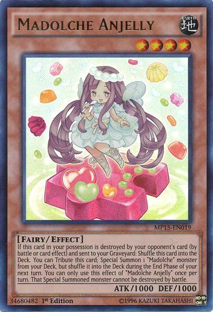 Madolche Anjelly MP15 EN019 Ultra Rare 1st Edition Yu Gi Oh 2015 Mega Tins MP15 Madolche Anjelly MP15 EN019 Ultra Rare 1st Edition Yu Gi Oh 2015 Mega Tins MP15