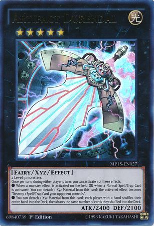 Artifact Durendal MP15 EN027 Ultra Rare 1st Edition Artifact Durendal MP15 EN027 Ultra Rare 1st Edition