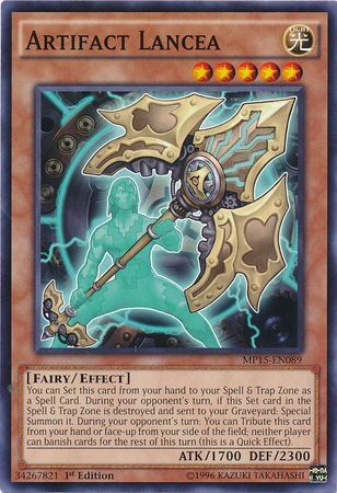 Artifact Lancea MP15 EN089 Common 1st Edition Artifact Lancea MP15 EN089 Common 1st Edition
