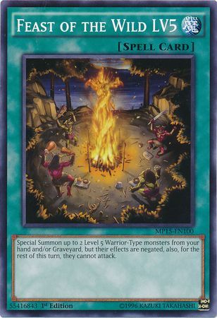 Feast of the Wild LV5 MP15 EN100 Common 1st Edition Feast of the Wild LV5 MP15 EN100 Common 1st Edition