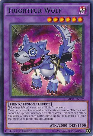 Frightfur Wolf MP15 EN159 Rare 1st Edition Yu Gi Oh 2015 Mega Tins MP15 Frightfur Wolf MP15 EN159 Rare 1st Edition Yu Gi Oh 2015 Mega Tins MP15