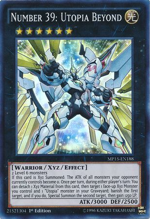 Number 39: Utopia Beyond - MP15-EN188 - Super Rare 1st Edition - Yu-Gi ...