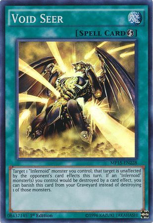 Void Seer MP15 EN228 Super Rare 1st Edition Void Seer MP15 EN228 Super Rare 1st Edition